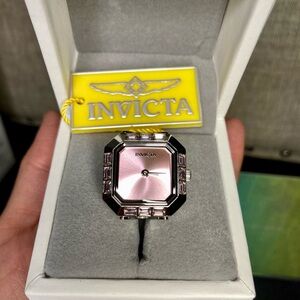 Invicta Mini Angel Women's Ring Watch Silver Tone